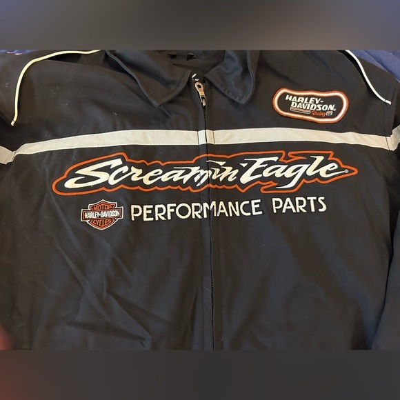 Harley-Davidson Racing Screamin Eagle Black Jacket - Picture 2 of 7